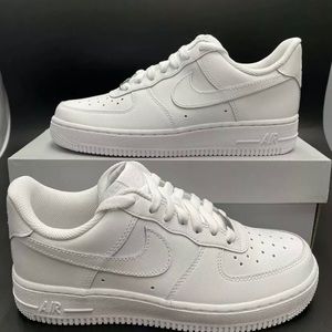Nike Air Force 1 '07 Low Triple White Men's Size 7-15 CW2288-111 New White